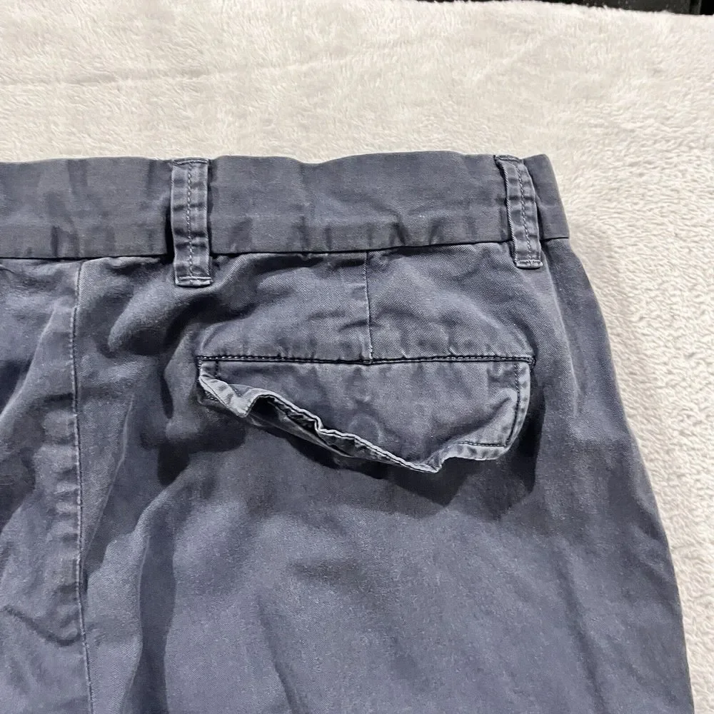 Banana Republic Straight‎ Fit Pants Men's 33x30 Chino Blue Preppy